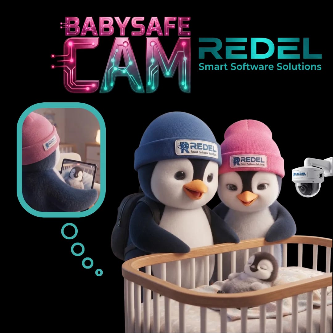 BabySafe Cam: mascotas de Redel cuidando el descanso de un bebé