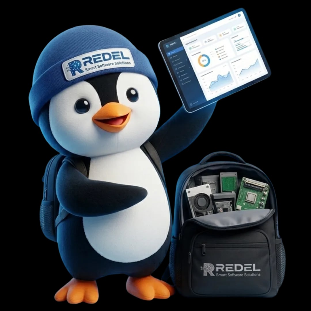 Mascota de Redel Smart Software Solutions